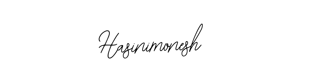 How to make Hasinimonesh signature? Bearetta-2O07w is a professional autograph style. Create handwritten signature for Hasinimonesh name. Hasinimonesh signature style 12 images and pictures png