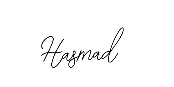 How to make Hasmad name signature. Use Bearetta-2O07w style for creating short signs online. This is the latest handwritten sign. Hasmad signature style 12 images and pictures png