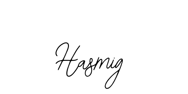 Make a beautiful signature design for name Hasmig. With this signature (Bearetta-2O07w) style, you can create a handwritten signature for free. Hasmig signature style 12 images and pictures png