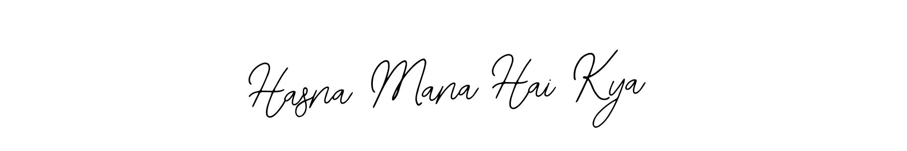 It looks lik you need a new signature style for name Hasna Mana Hai Kya. Design unique handwritten (Bearetta-2O07w) signature with our free signature maker in just a few clicks. Hasna Mana Hai Kya signature style 12 images and pictures png