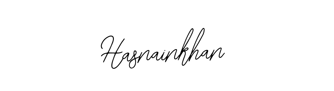 Create a beautiful signature design for name Hasnainkhan. With this signature (Bearetta-2O07w) fonts, you can make a handwritten signature for free. Hasnainkhan signature style 12 images and pictures png