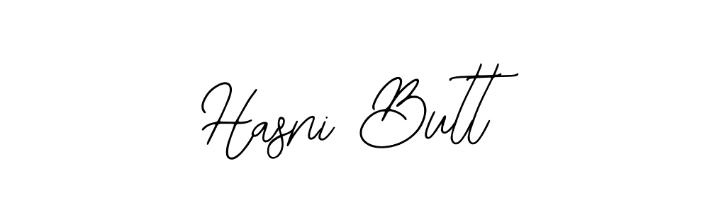 Hasni Butt stylish signature style. Best Handwritten Sign (Bearetta-2O07w) for my name. Handwritten Signature Collection Ideas for my name Hasni Butt. Hasni Butt signature style 12 images and pictures png