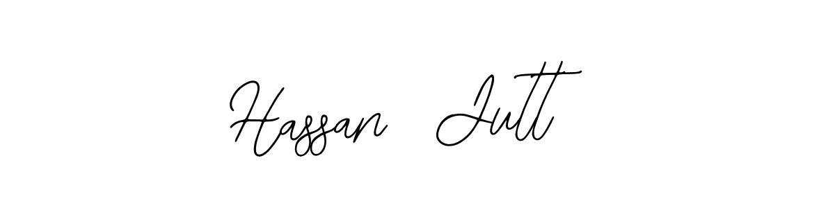 Use a signature maker to create a handwritten signature online. With this signature software, you can design (Bearetta-2O07w) your own signature for name Hassan  Jutt. Hassan  Jutt signature style 12 images and pictures png