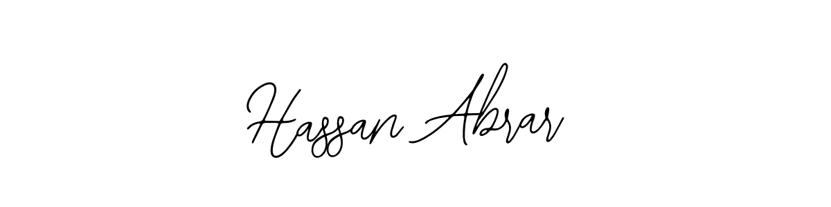 Design your own signature with our free online signature maker. With this signature software, you can create a handwritten (Bearetta-2O07w) signature for name Hassan Abrar. Hassan Abrar signature style 12 images and pictures png