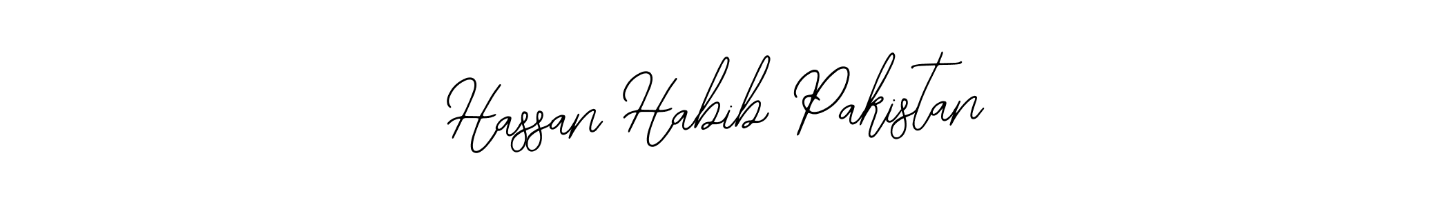 if you are searching for the best signature style for your name Hassan Habib Pakistan. so please give up your signature search. here we have designed multiple signature styles  using Bearetta-2O07w. Hassan Habib Pakistan signature style 12 images and pictures png