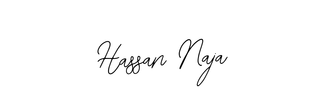 How to make Hassan Naja signature? Bearetta-2O07w is a professional autograph style. Create handwritten signature for Hassan Naja name. Hassan Naja signature style 12 images and pictures png