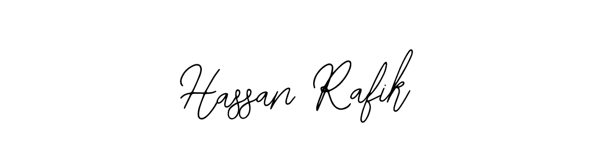 if you are searching for the best signature style for your name Hassan Rafik. so please give up your signature search. here we have designed multiple signature styles  using Bearetta-2O07w. Hassan Rafik signature style 12 images and pictures png