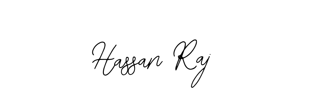 Use a signature maker to create a handwritten signature online. With this signature software, you can design (Bearetta-2O07w) your own signature for name Hassan Raj. Hassan Raj signature style 12 images and pictures png