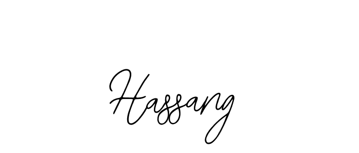 if you are searching for the best signature style for your name Hassang. so please give up your signature search. here we have designed multiple signature styles  using Bearetta-2O07w. Hassang signature style 12 images and pictures png