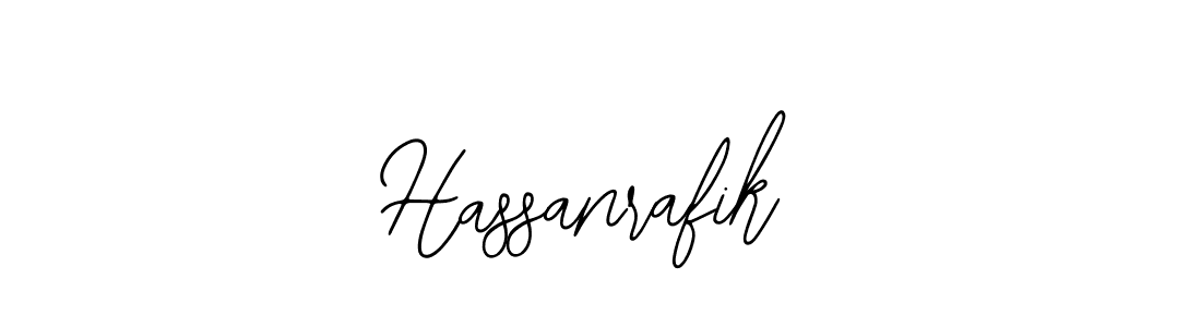 Use a signature maker to create a handwritten signature online. With this signature software, you can design (Bearetta-2O07w) your own signature for name Hassanrafik. Hassanrafik signature style 12 images and pictures png