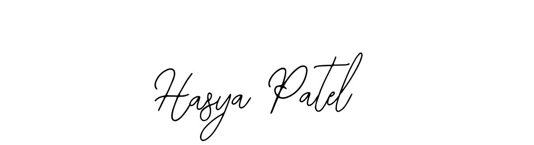 Design your own signature with our free online signature maker. With this signature software, you can create a handwritten (Bearetta-2O07w) signature for name Hasya Patel. Hasya Patel signature style 12 images and pictures png