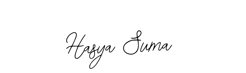 See photos of Hasya Suma official signature by Spectra . Check more albums & portfolios. Read reviews & check more about Bearetta-2O07w font. Hasya Suma signature style 12 images and pictures png