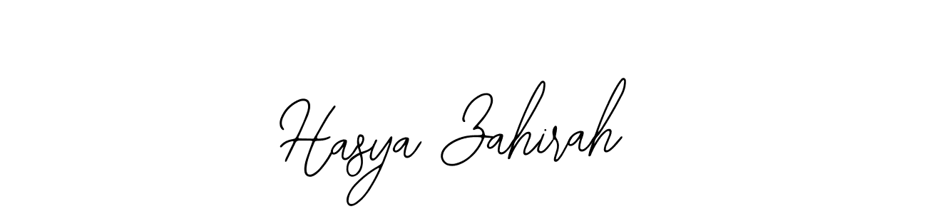 Design your own signature with our free online signature maker. With this signature software, you can create a handwritten (Bearetta-2O07w) signature for name Hasya Zahirah. Hasya Zahirah signature style 12 images and pictures png