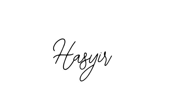 Hasyir stylish signature style. Best Handwritten Sign (Bearetta-2O07w) for my name. Handwritten Signature Collection Ideas for my name Hasyir. Hasyir signature style 12 images and pictures png