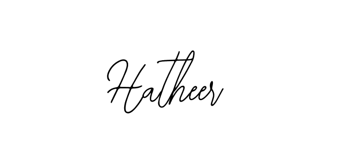 How to make Hatheer signature? Bearetta-2O07w is a professional autograph style. Create handwritten signature for Hatheer name. Hatheer signature style 12 images and pictures png