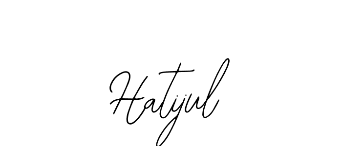 How to make Hatijul signature? Bearetta-2O07w is a professional autograph style. Create handwritten signature for Hatijul name. Hatijul signature style 12 images and pictures png
