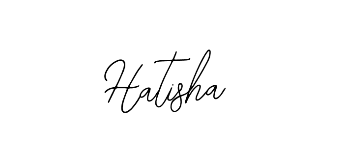 Use a signature maker to create a handwritten signature online. With this signature software, you can design (Bearetta-2O07w) your own signature for name Hatisha. Hatisha signature style 12 images and pictures png