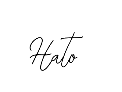 You should practise on your own different ways (Bearetta-2O07w) to write your name (Hato) in signature. don't let someone else do it for you. Hato signature style 12 images and pictures png