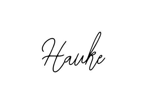 Design your own signature with our free online signature maker. With this signature software, you can create a handwritten (Bearetta-2O07w) signature for name Hauke. Hauke signature style 12 images and pictures png