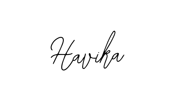 Havika stylish signature style. Best Handwritten Sign (Bearetta-2O07w) for my name. Handwritten Signature Collection Ideas for my name Havika. Havika signature style 12 images and pictures png