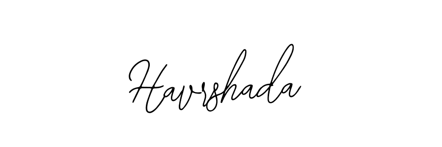 Make a beautiful signature design for name Havrshada. With this signature (Bearetta-2O07w) style, you can create a handwritten signature for free. Havrshada signature style 12 images and pictures png