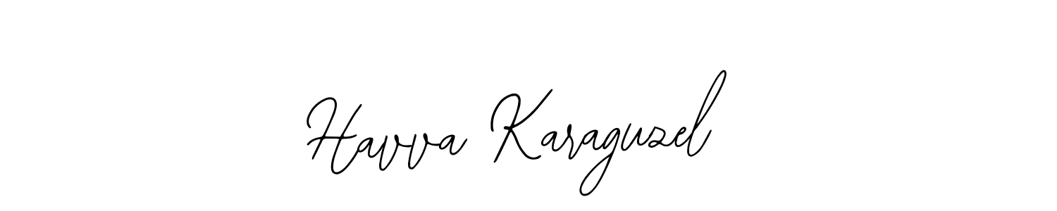 Bearetta-2O07w is a professional signature style that is perfect for those who want to add a touch of class to their signature. It is also a great choice for those who want to make their signature more unique. Get Havva Karaguzel name to fancy signature for free. Havva Karaguzel signature style 12 images and pictures png