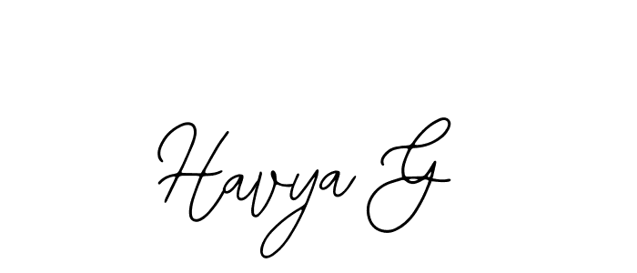 You can use this online signature creator to create a handwritten signature for the name Havya G. This is the best online autograph maker. Havya G signature style 12 images and pictures png