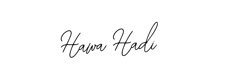 Use a signature maker to create a handwritten signature online. With this signature software, you can design (Bearetta-2O07w) your own signature for name Hawa Hadi. Hawa Hadi signature style 12 images and pictures png