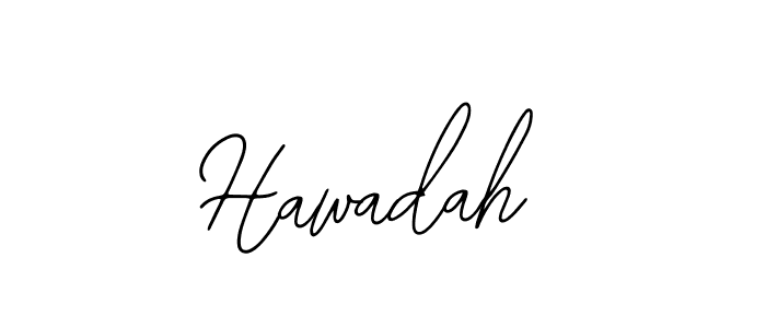 You should practise on your own different ways (Bearetta-2O07w) to write your name (Hawadah) in signature. don't let someone else do it for you. Hawadah signature style 12 images and pictures png