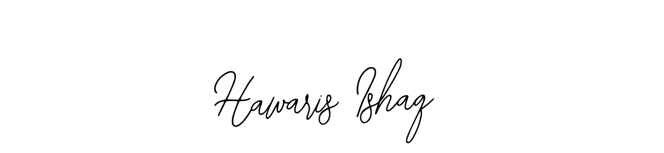 Also You can easily find your signature by using the search form. We will create Hawaris Ishaq name handwritten signature images for you free of cost using Bearetta-2O07w sign style. Hawaris Ishaq signature style 12 images and pictures png