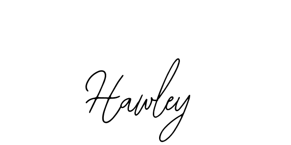 Use a signature maker to create a handwritten signature online. With this signature software, you can design (Bearetta-2O07w) your own signature for name Hawley. Hawley signature style 12 images and pictures png