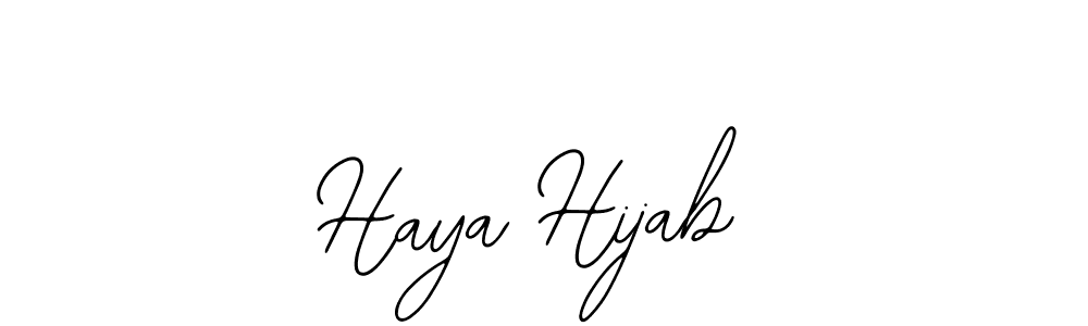 Make a beautiful signature design for name Haya Hijab. With this signature (Bearetta-2O07w) style, you can create a handwritten signature for free. Haya Hijab signature style 12 images and pictures png