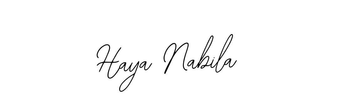 Once you've used our free online signature maker to create your best signature Bearetta-2O07w style, it's time to enjoy all of the benefits that Haya Nabila name signing documents. Haya Nabila signature style 12 images and pictures png