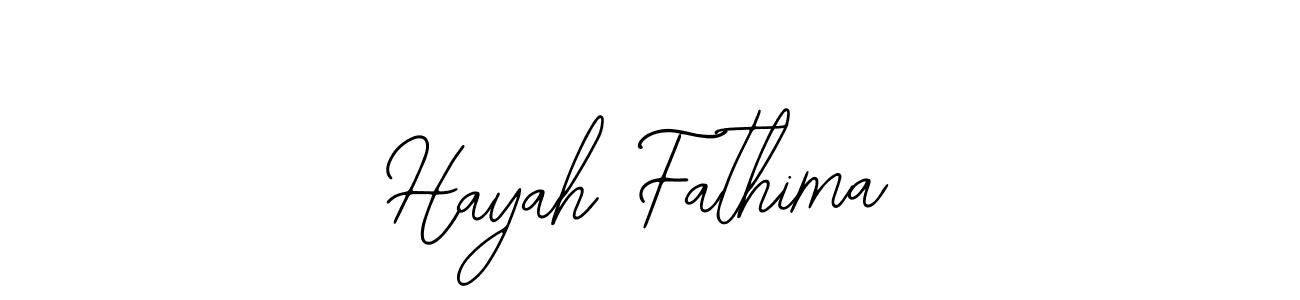 Hayah Fathima stylish signature style. Best Handwritten Sign (Bearetta-2O07w) for my name. Handwritten Signature Collection Ideas for my name Hayah Fathima. Hayah Fathima signature style 12 images and pictures png
