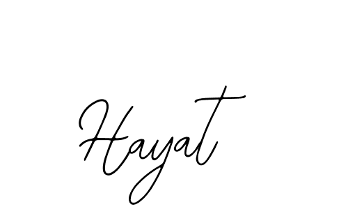 Bearetta-2O07w is a professional signature style that is perfect for those who want to add a touch of class to their signature. It is also a great choice for those who want to make their signature more unique. Get Hayat name to fancy signature for free. Hayat signature style 12 images and pictures png