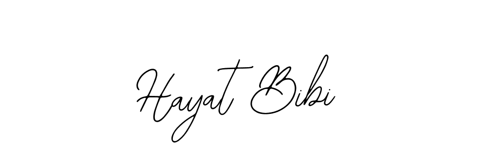 Create a beautiful signature design for name Hayat Bibi. With this signature (Bearetta-2O07w) fonts, you can make a handwritten signature for free. Hayat Bibi signature style 12 images and pictures png