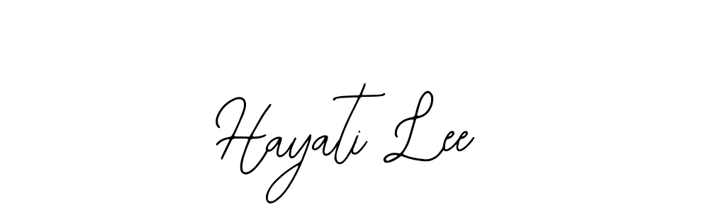 Make a short Hayati Lee signature style. Manage your documents anywhere anytime using Bearetta-2O07w. Create and add eSignatures, submit forms, share and send files easily. Hayati Lee signature style 12 images and pictures png