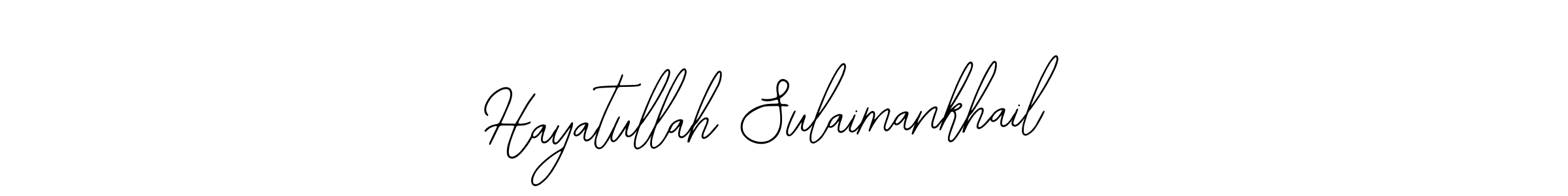 Also we have Hayatullah Sulaimankhail name is the best signature style. Create professional handwritten signature collection using Bearetta-2O07w autograph style. Hayatullah Sulaimankhail signature style 12 images and pictures png