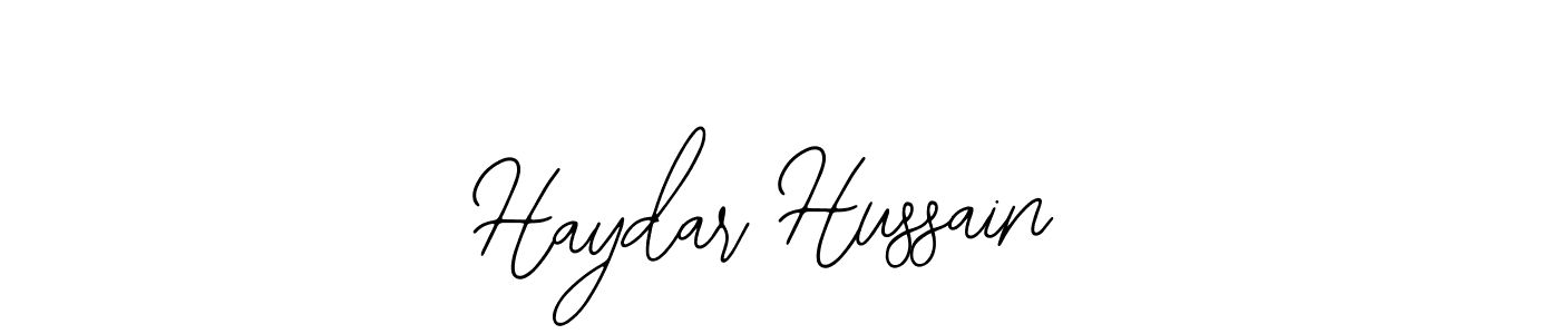 This is the best signature style for the Haydar Hussain name. Also you like these signature font (Bearetta-2O07w). Mix name signature. Haydar Hussain signature style 12 images and pictures png