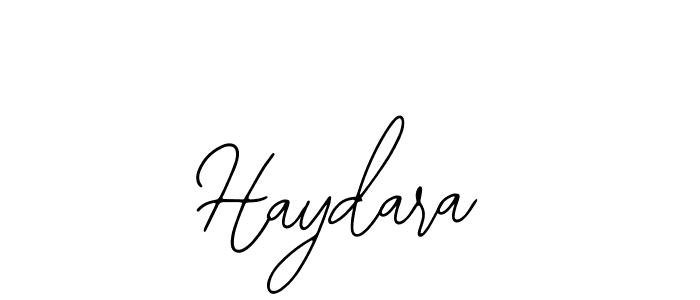 The best way (Bearetta-2O07w) to make a short signature is to pick only two or three words in your name. The name Haydara include a total of six letters. For converting this name. Haydara signature style 12 images and pictures png