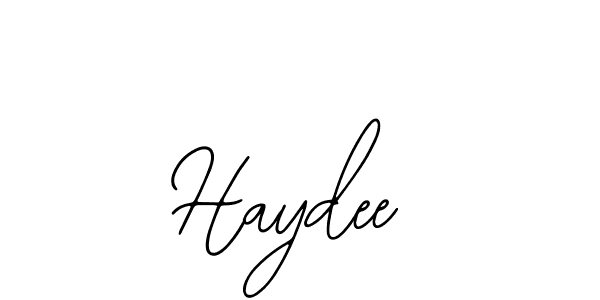 The best way (Bearetta-2O07w) to make a short signature is to pick only two or three words in your name. The name Haydee include a total of six letters. For converting this name. Haydee signature style 12 images and pictures png