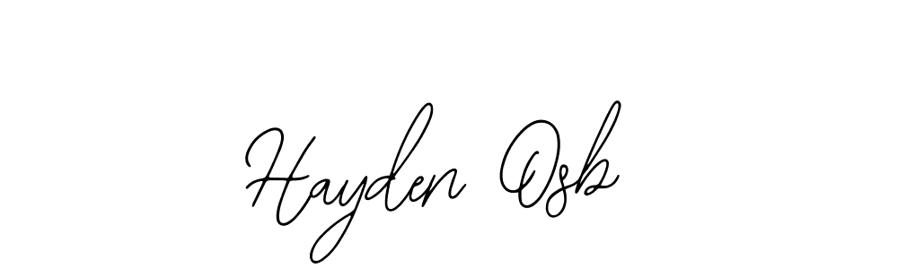 Create a beautiful signature design for name Hayden Osb. With this signature (Bearetta-2O07w) fonts, you can make a handwritten signature for free. Hayden Osb signature style 12 images and pictures png