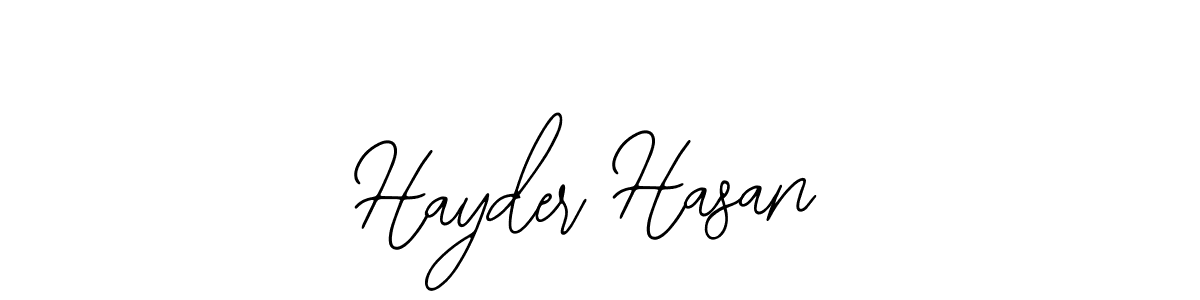It looks lik you need a new signature style for name Hayder Hasan. Design unique handwritten (Bearetta-2O07w) signature with our free signature maker in just a few clicks. Hayder Hasan signature style 12 images and pictures png