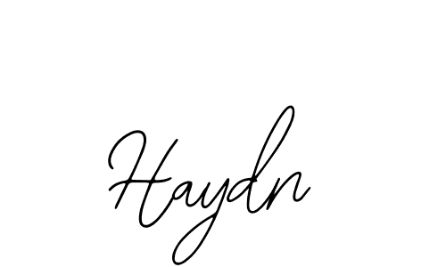 How to make Haydn name signature. Use Bearetta-2O07w style for creating short signs online. This is the latest handwritten sign. Haydn signature style 12 images and pictures png