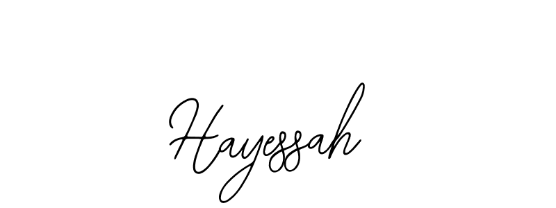 Make a beautiful signature design for name Hayessah. With this signature (Bearetta-2O07w) style, you can create a handwritten signature for free. Hayessah signature style 12 images and pictures png
