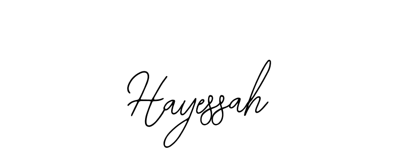 Make a beautiful signature design for name Hayessah. With this signature (Bearetta-2O07w) style, you can create a handwritten signature for free. Hayessah signature style 12 images and pictures png