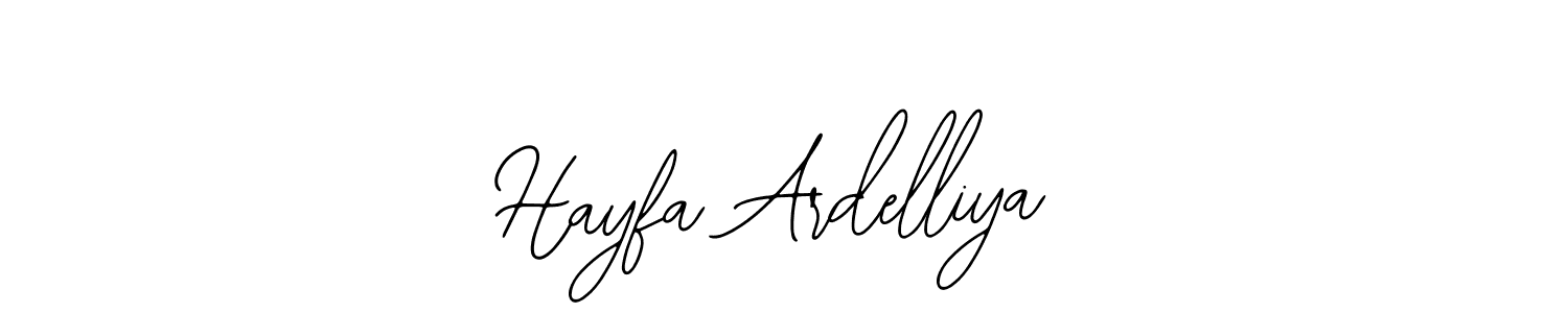 Similarly Bearetta-2O07w is the best handwritten signature design. Signature creator online .You can use it as an online autograph creator for name Hayfa Ardelliya. Hayfa Ardelliya signature style 12 images and pictures png