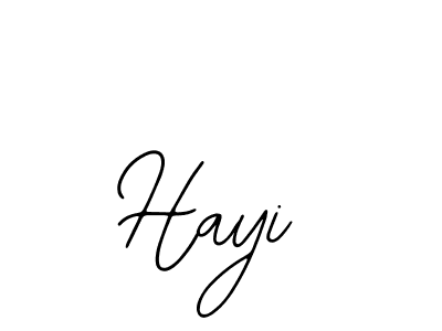 You should practise on your own different ways (Bearetta-2O07w) to write your name (Hayi) in signature. don't let someone else do it for you. Hayi signature style 12 images and pictures png