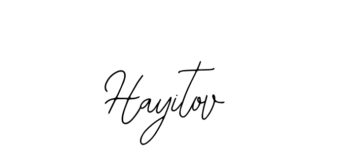 The best way (Bearetta-2O07w) to make a short signature is to pick only two or three words in your name. The name Hayitov include a total of six letters. For converting this name. Hayitov signature style 12 images and pictures png