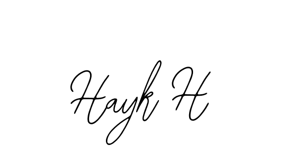 Similarly Bearetta-2O07w is the best handwritten signature design. Signature creator online .You can use it as an online autograph creator for name Hayk H. Hayk H signature style 12 images and pictures png